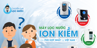 Máy lọc nước ion kiềm nào phù hợp nhất tại Việt Nam