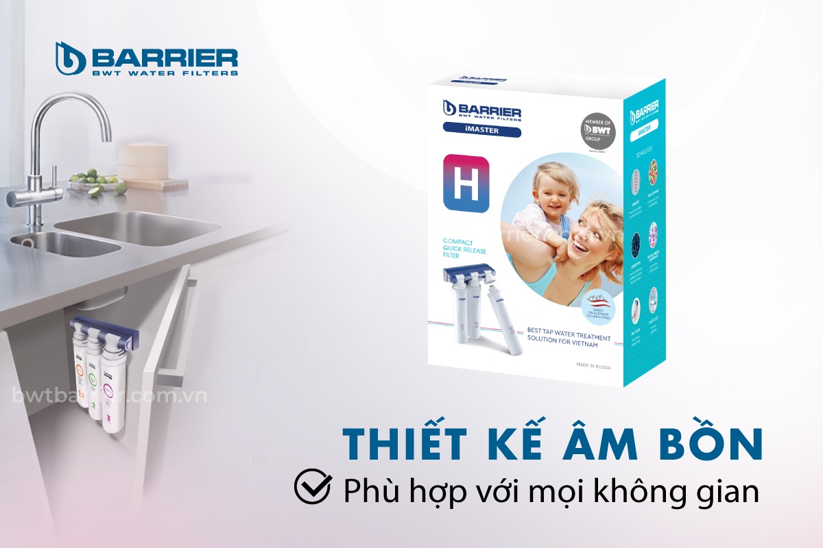Thiết kế máy lọc nước BWT Barrier iMaster H
